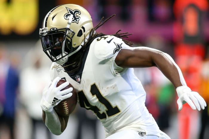 New Orleans Saints running back Alvin Kamara